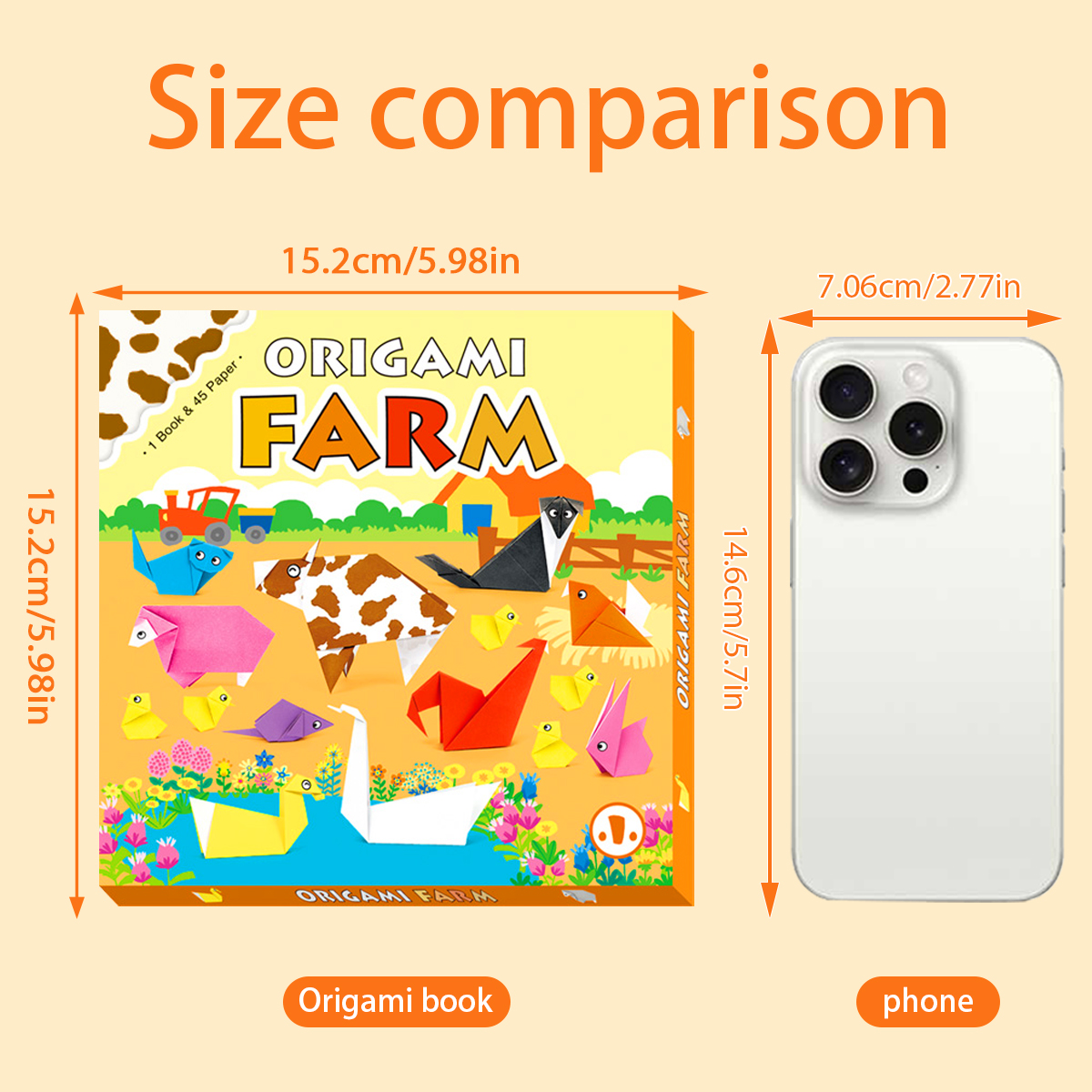 Children's Origami Farm Toolki - Art Craft Book ulasan dan harga