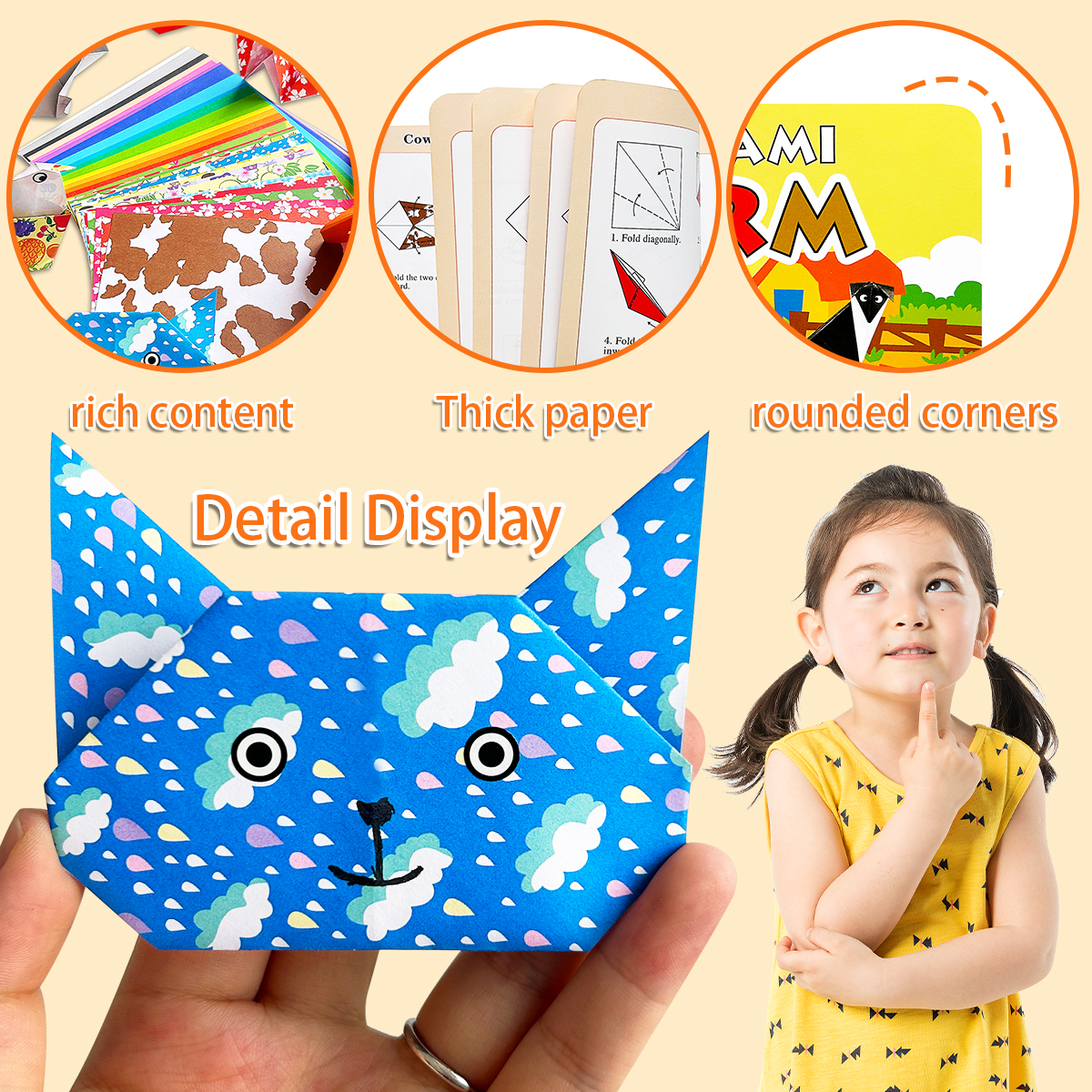Children's Origami Farm Toolki - Art Craft Book ulasan dan harga