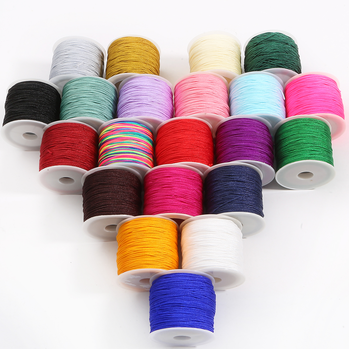 40m/lot 0.8mm Cotton Knotting  - Macrame Cord Cotton ulasan dan harga
