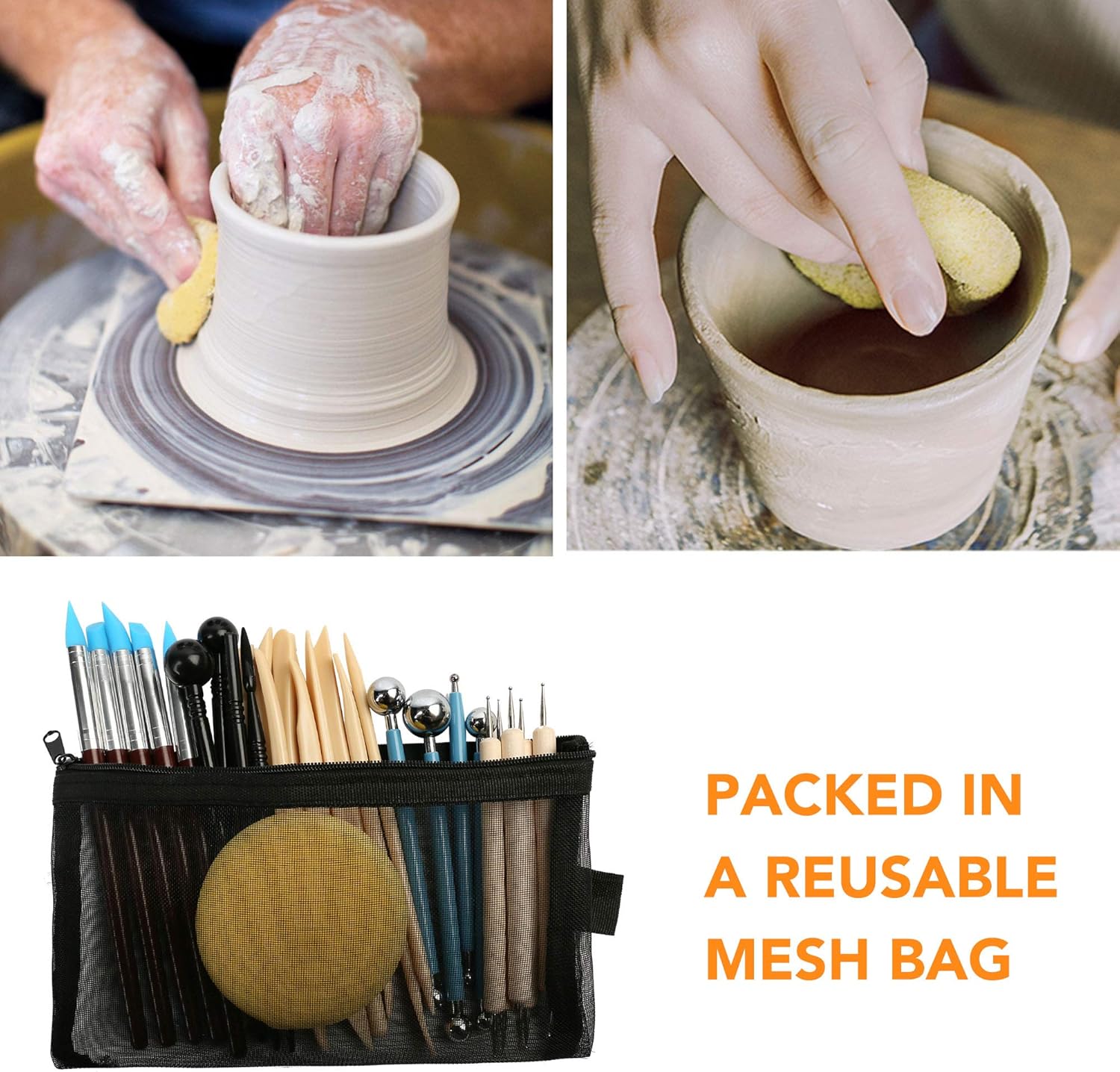 Air Dry Clay Tool Set Silicone - Air Dry Clay ulasan dan harga