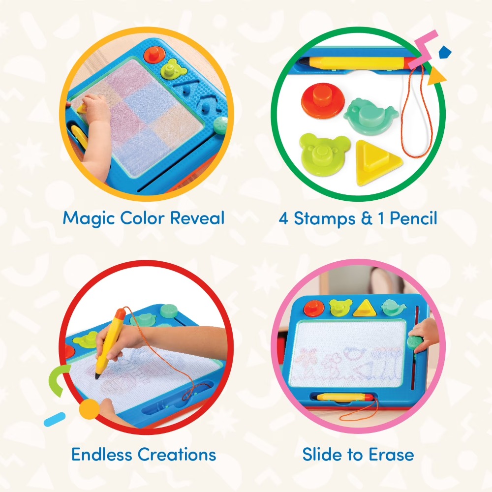Easy Doodle Magnetic Drawing B - Art Craft For Preschoolers ulasan dan harga