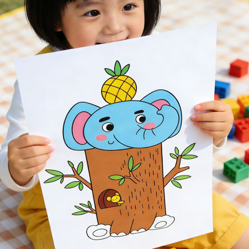Magic Folding Pictures Animal  - Art Craft Book ulasan dan harga