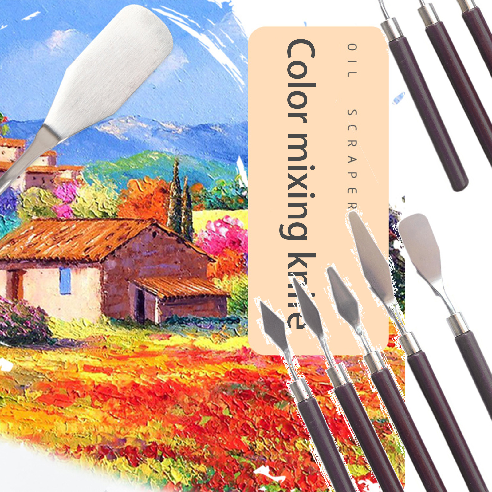 Stainless Steel Metal Spatula  - Painting Knife Palette ulasan dan harga