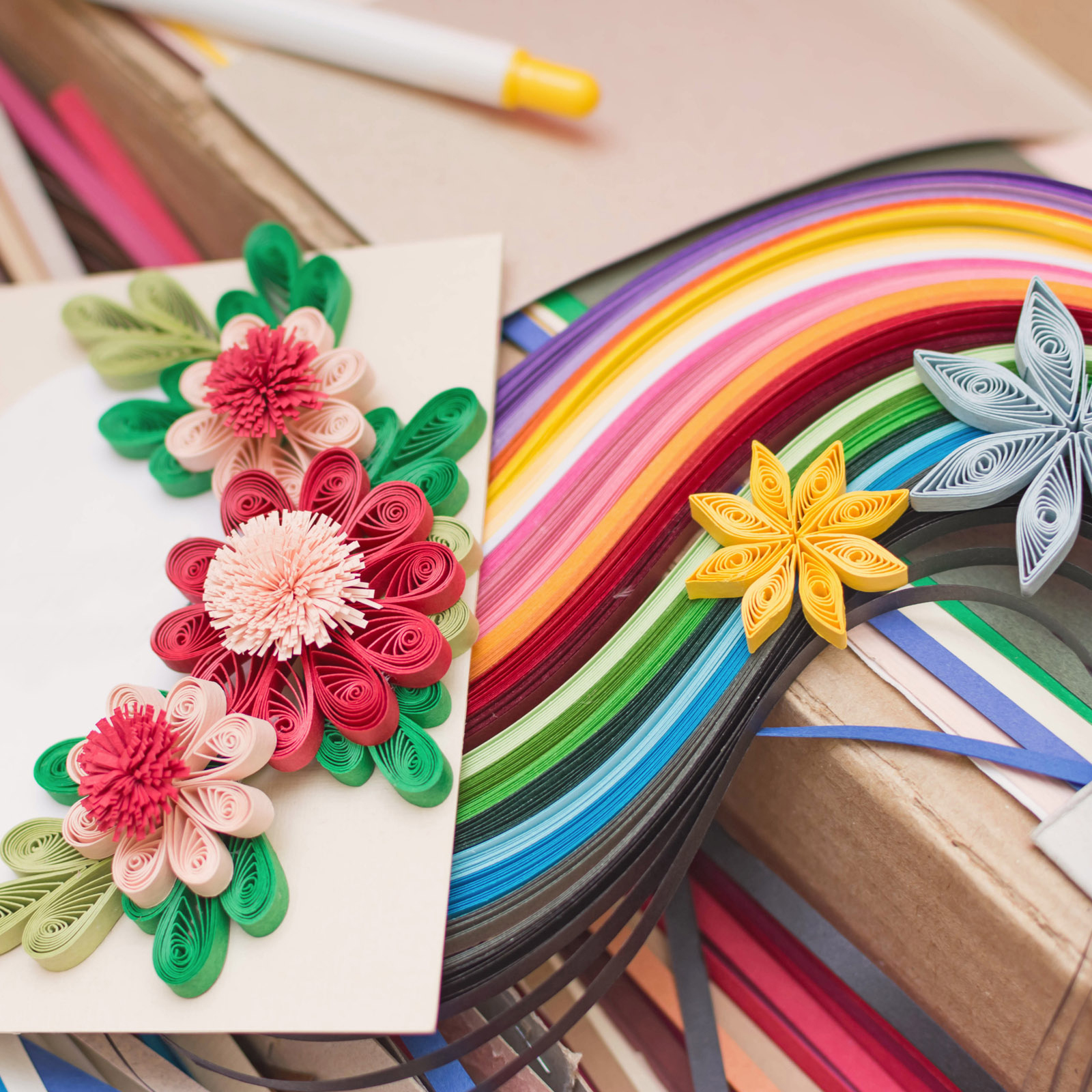600/840pcs Quilling Strips Pap - Quilling Paper Strips ulasan dan harga