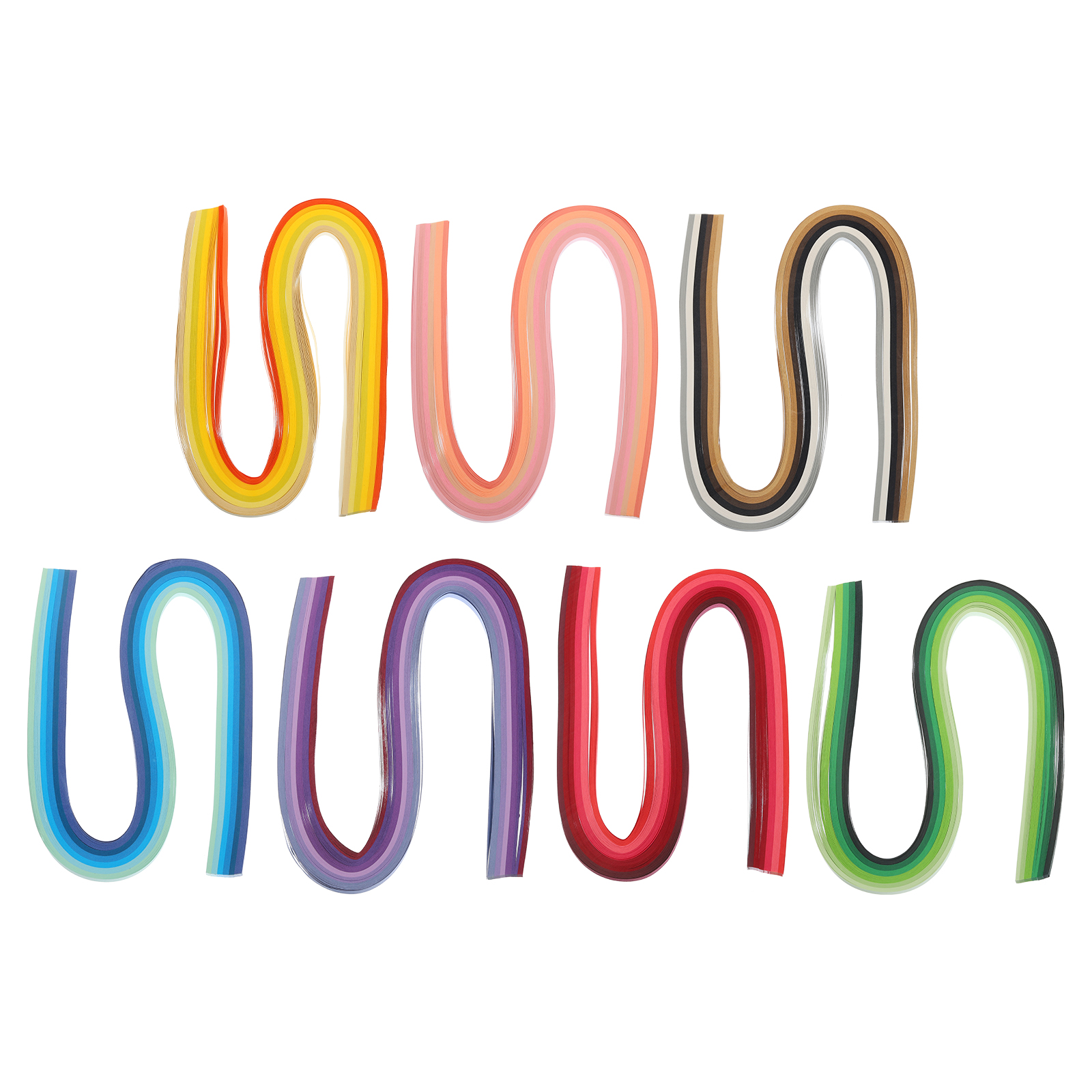 600/840pcs Quilling Strips Pap - Quilling Paper Strips ulasan dan harga