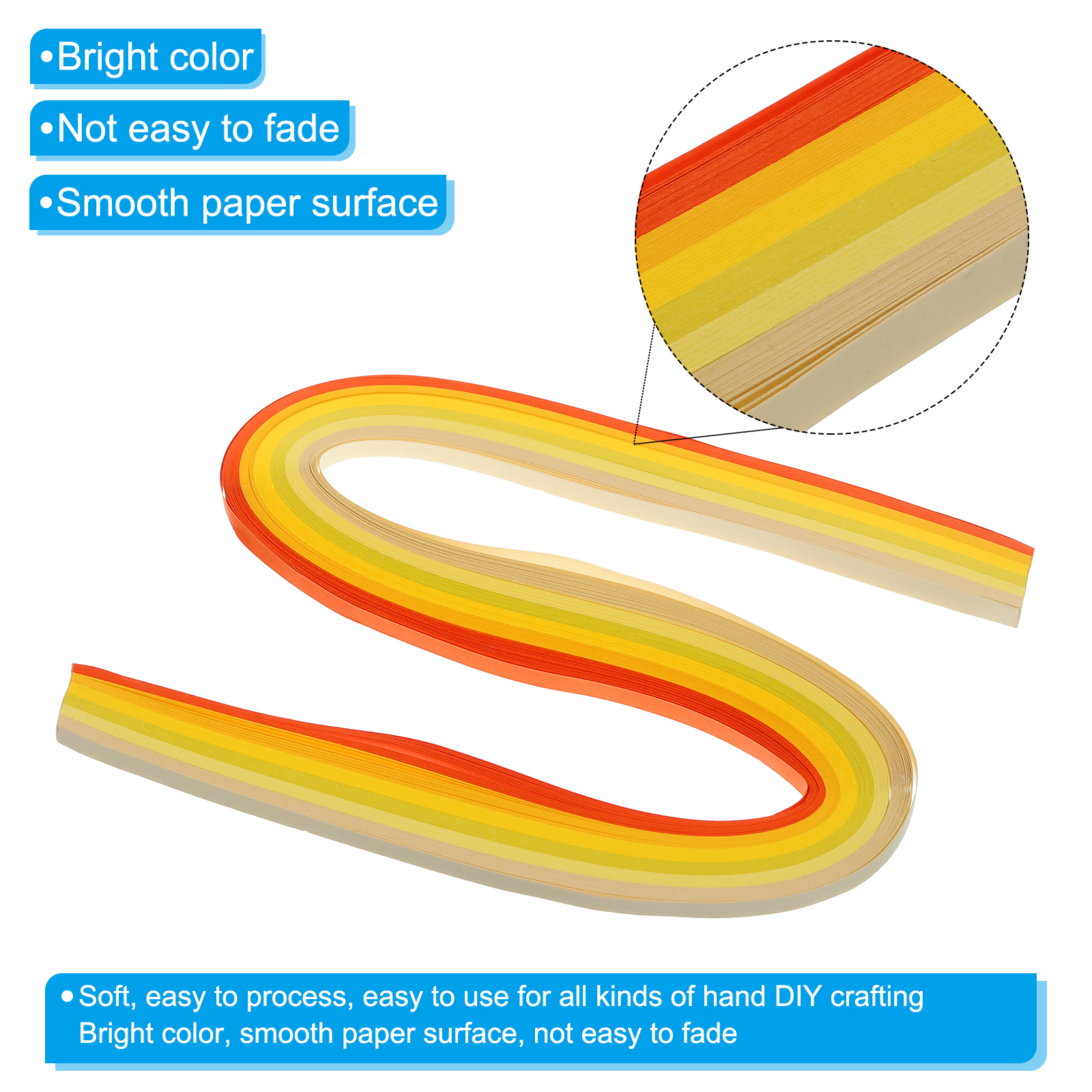 600/840pcs Quilling Strips Pap - Quilling Paper Strips ulasan dan harga