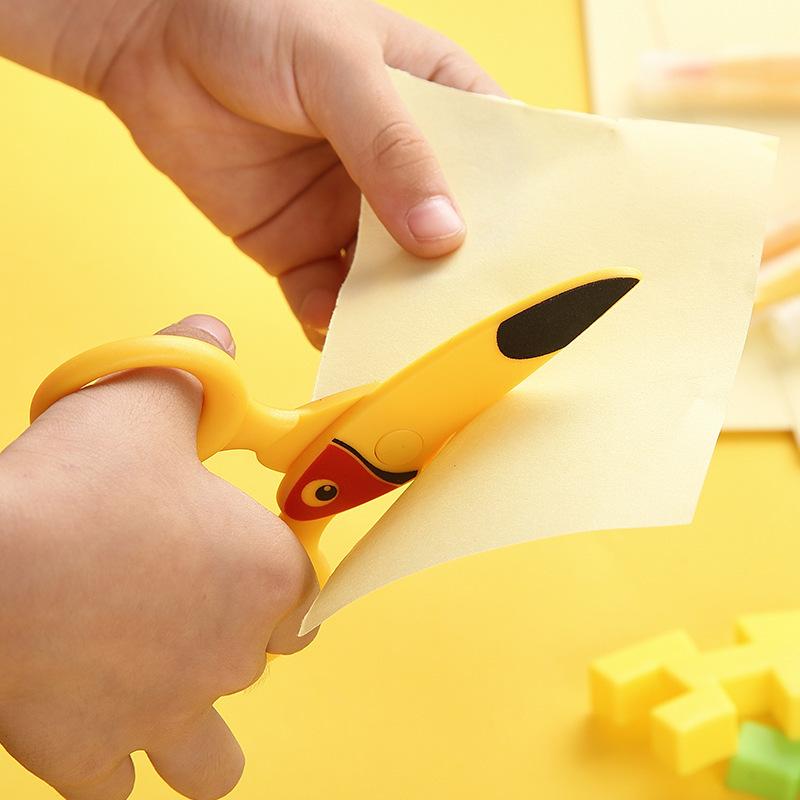 *3Pcs Kids Plastic Scissors Cu - Art Craft For Preschoolers ulasan dan harga
