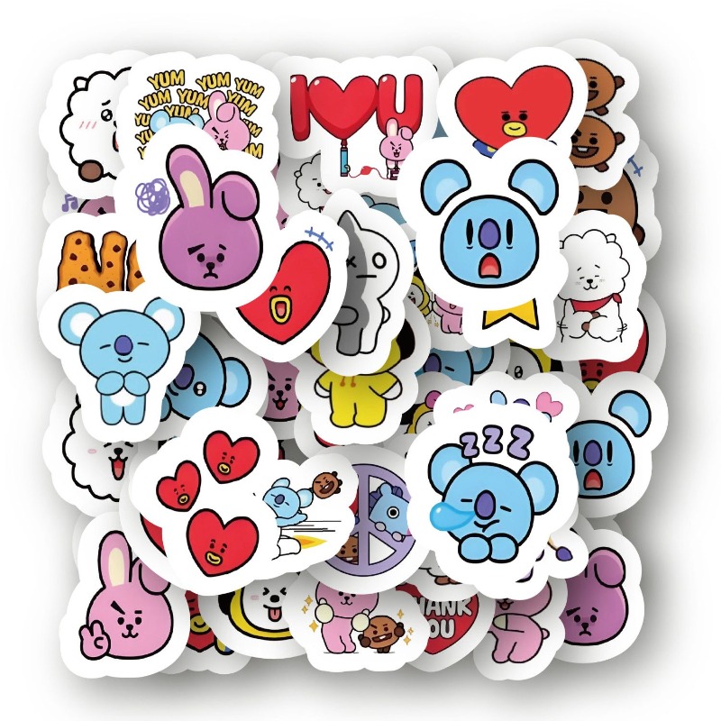 BT21 koya Shooky Mang Chimmy T - Origami Paper Set ulasan dan harga