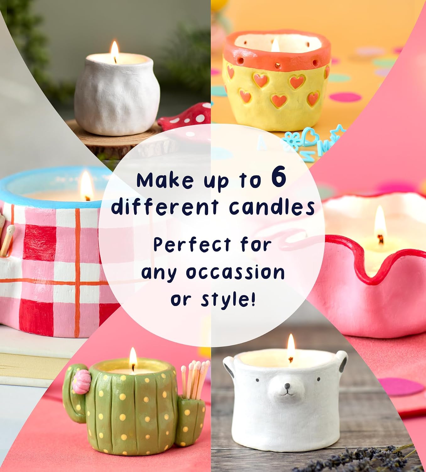 Home Pottery Candle Making Kit - Air Dry Clay ulasan dan harga