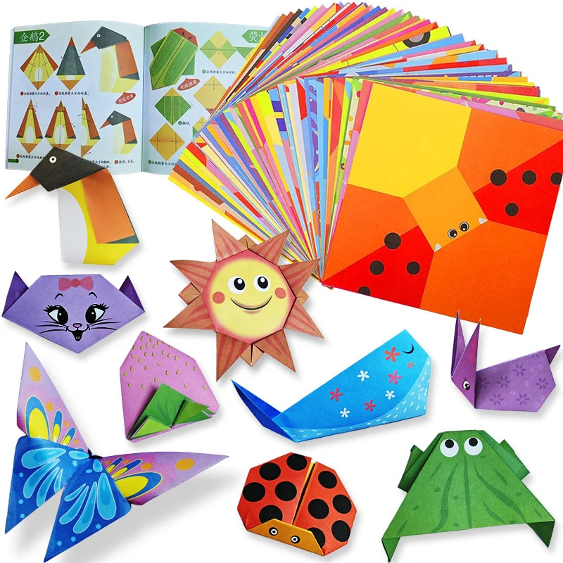 Origami Kit with 30/96 Sheets  - Art Craft Book ulasan dan harga