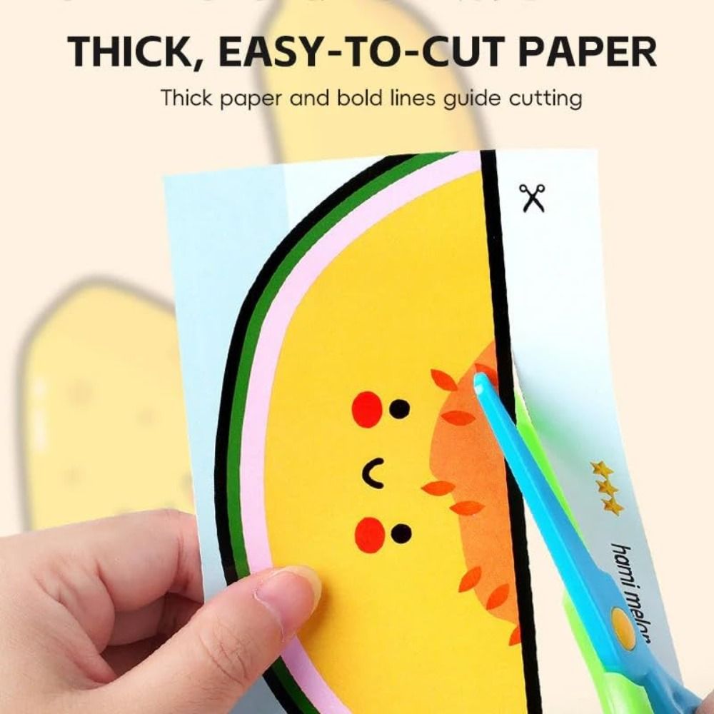 Safety Children Paper Cuttings - Art Craft For Preschoolers ulasan dan harga