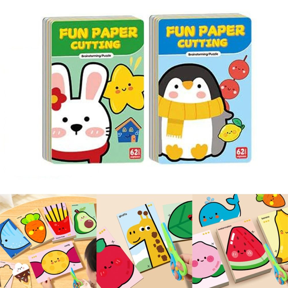 Safety Children Paper Cuttings - Art Craft For Preschoolers ulasan dan harga