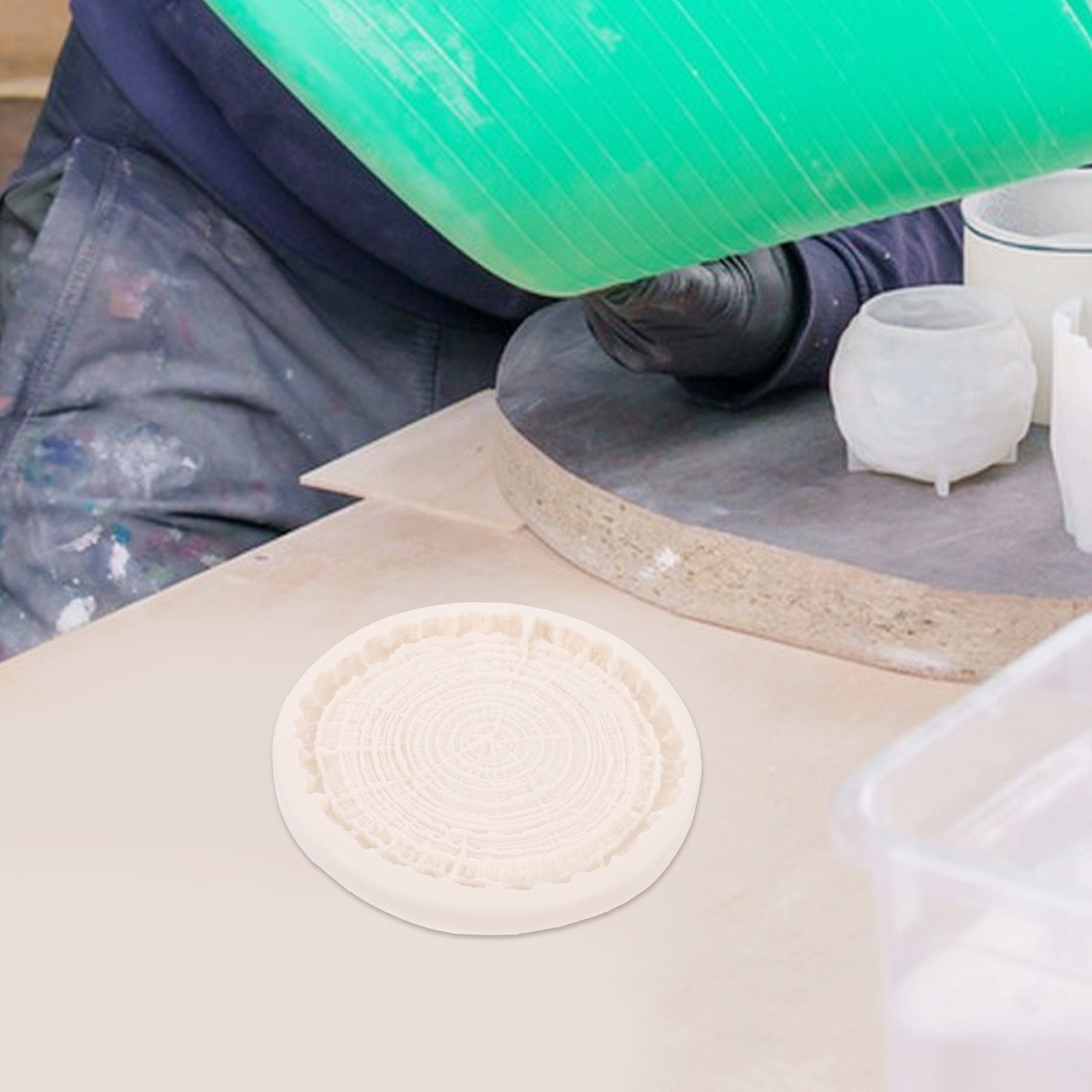 Silicone Tree Stump Mold for C - Resin Casting Mold ulasan dan harga