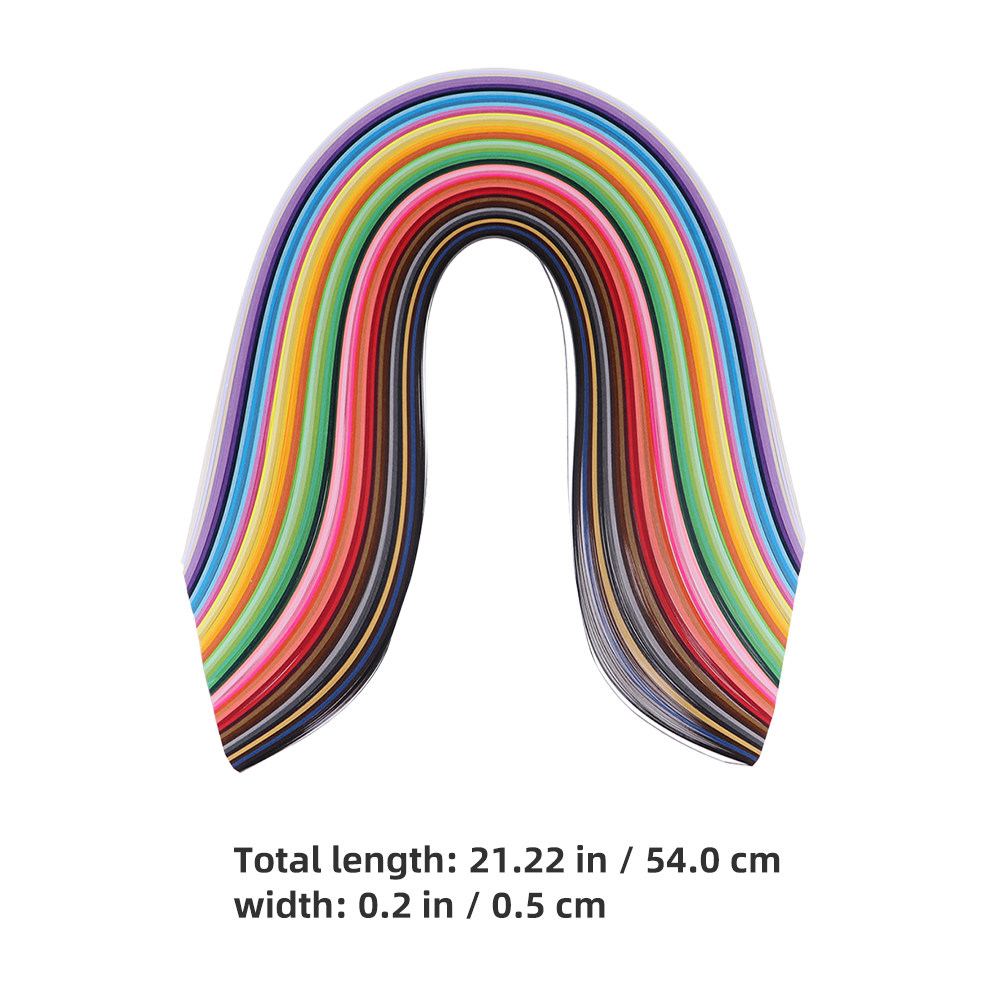1000Pcs Quilling Paper Strips  - Quilling Paper Strips ulasan dan harga