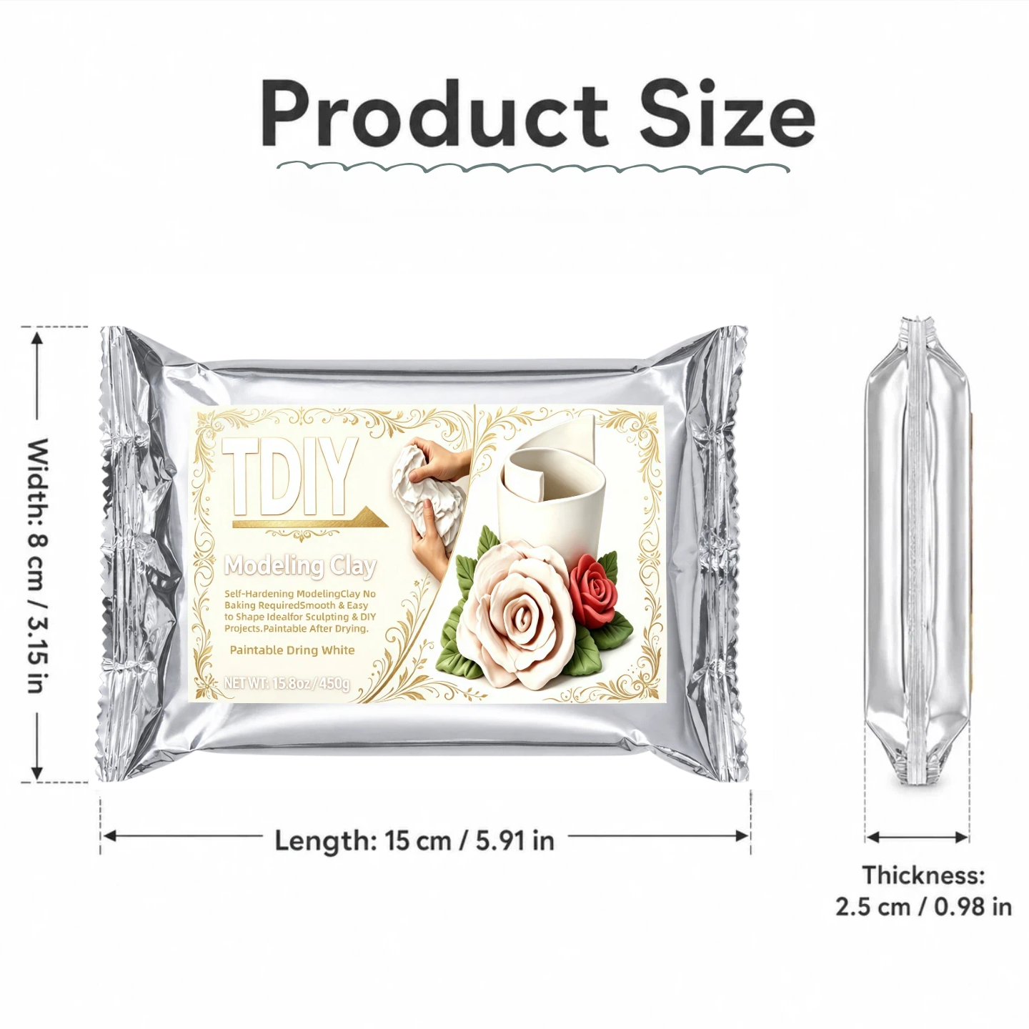 Smooth Air-Dry Clay, Modeling  - Air Dry Clay ulasan dan harga