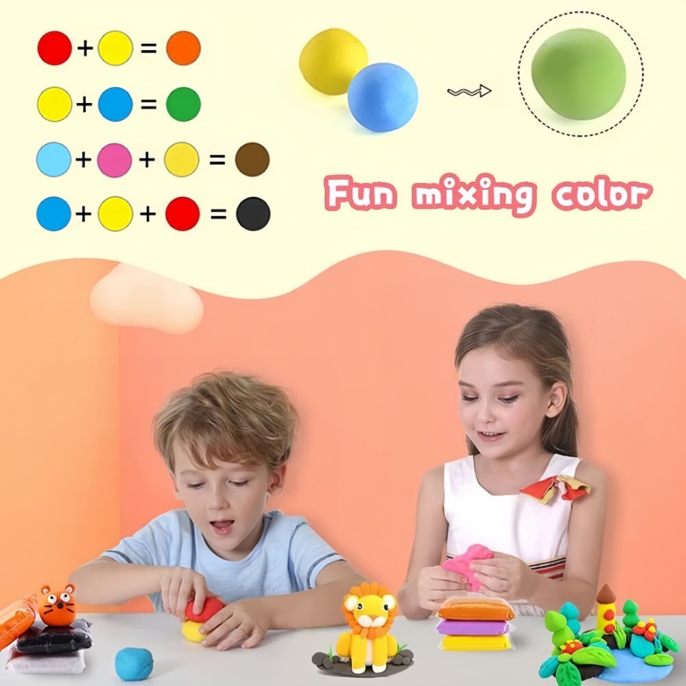 Children Ultra Light Clay DIY  - Air Dry Clay ulasan dan harga