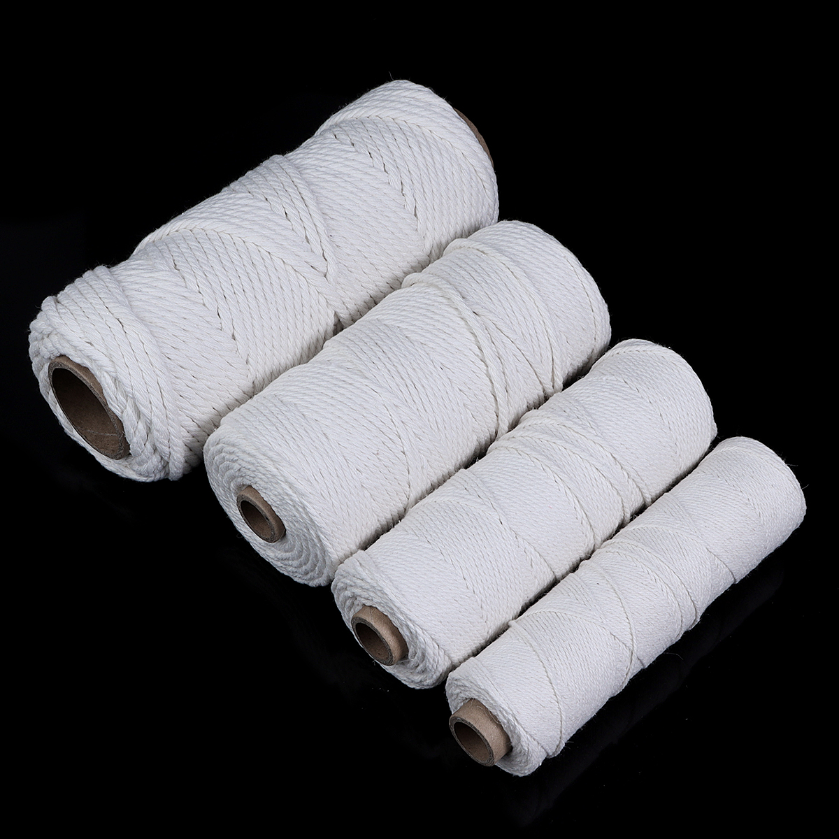 50-100 yards White Cotton Macr - Macrame Cord Cotton ulasan dan harga