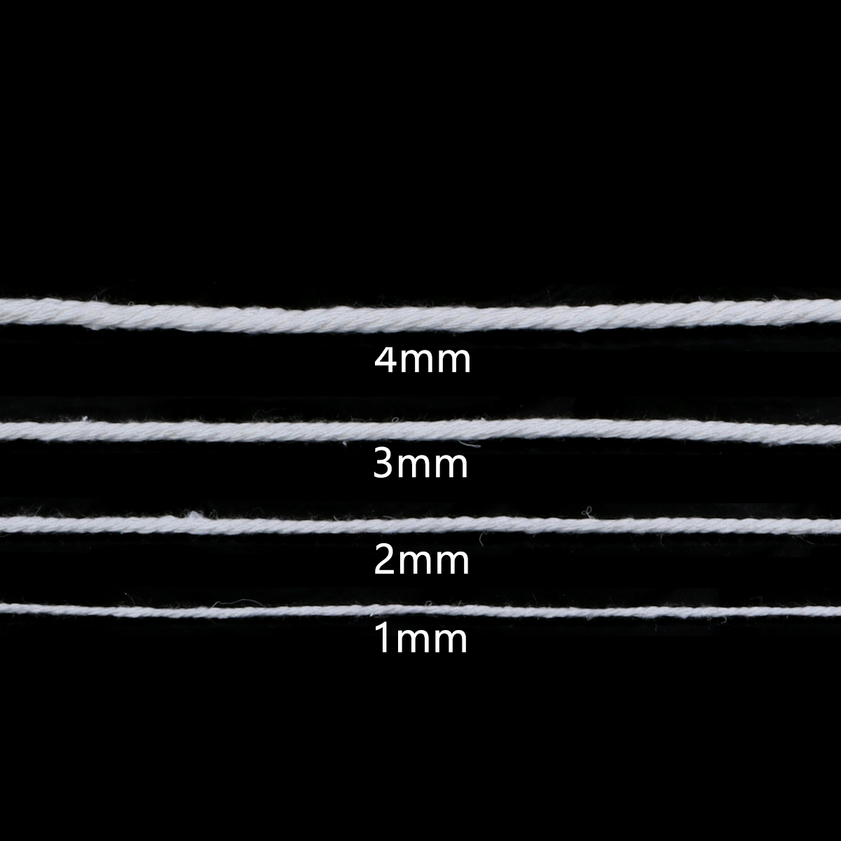50-100 yards White Cotton Macr - Macrame Cord Cotton ulasan dan harga