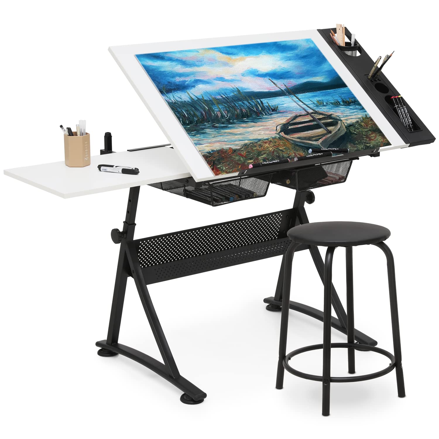Art Deco Drafting Table, Heigh - Art & Craft Kortingscode ulasan dan harga