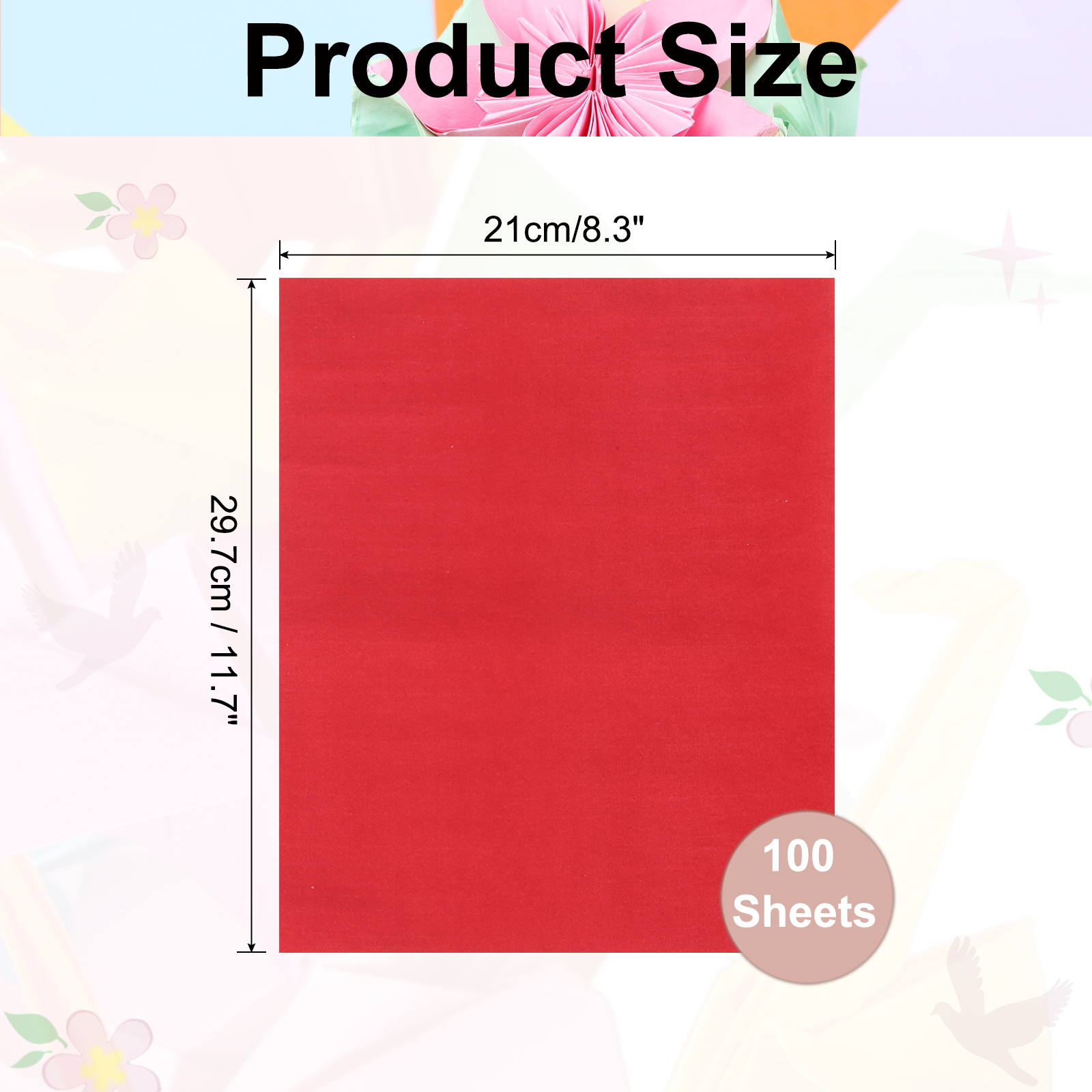 100 Sheet Large Origami Paper  - Art Craft Kite ulasan dan harga