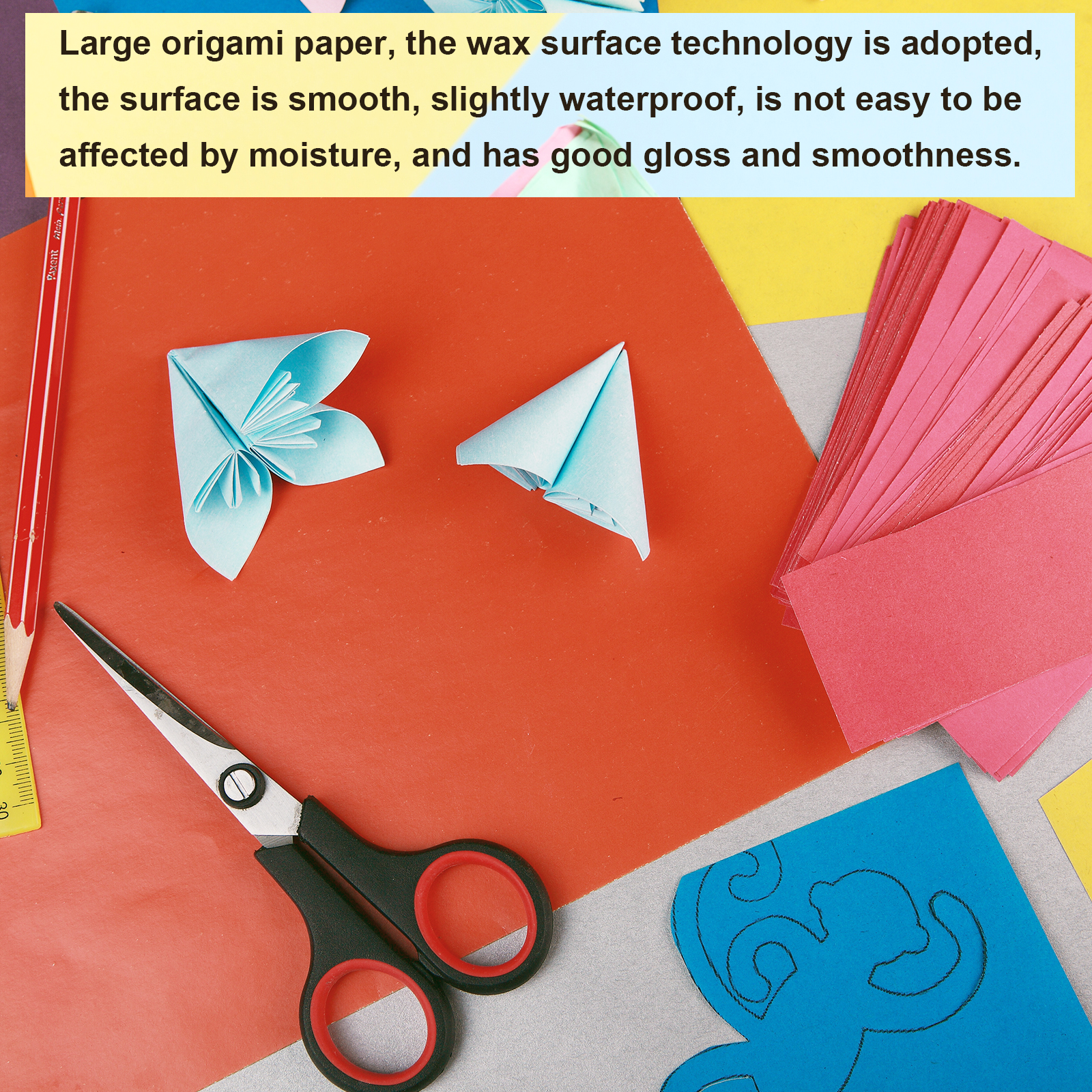100 Sheet Large Origami Paper  - Art Craft Kite ulasan dan harga