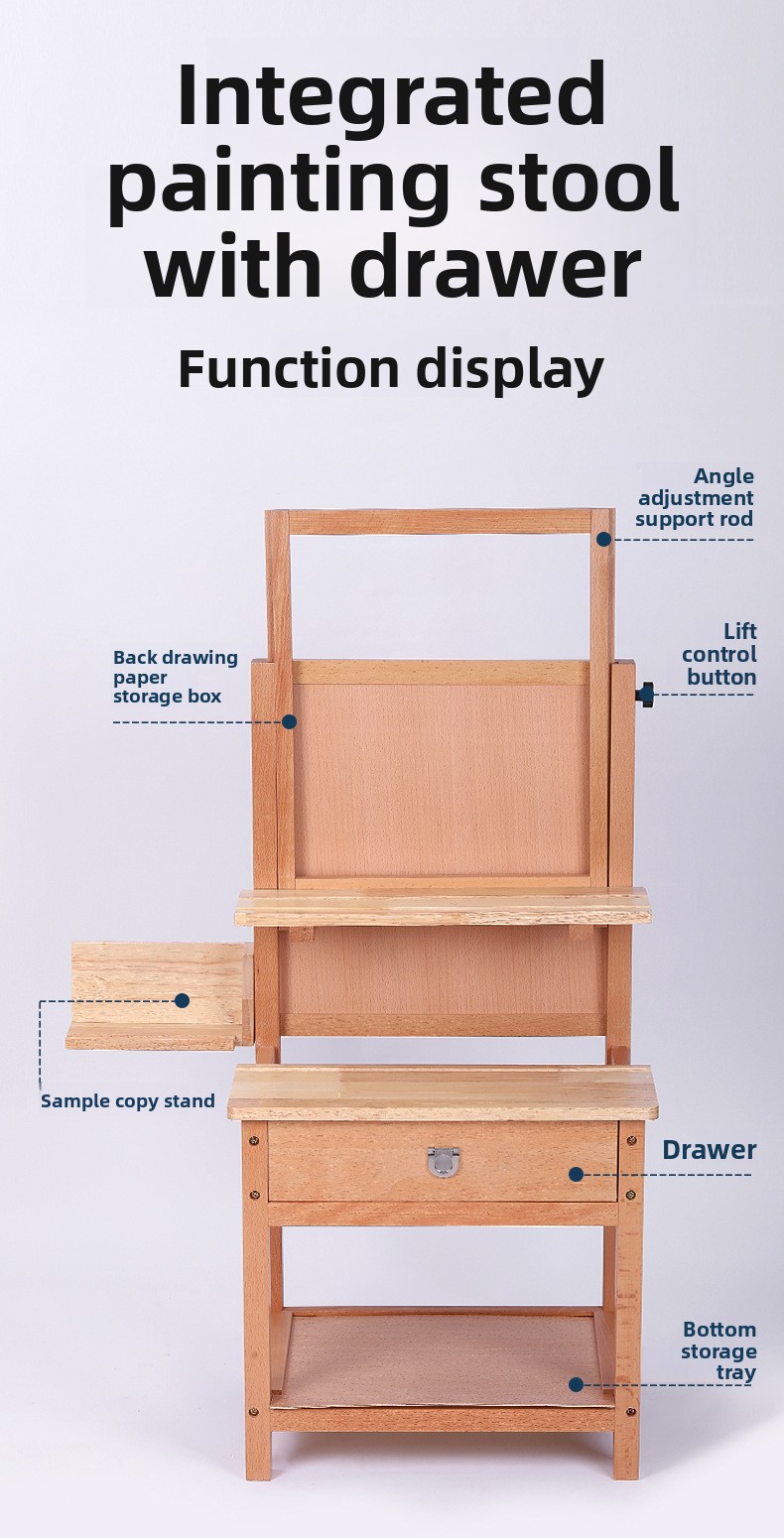 HXL integrated painting stool  - Art & Craft Kortingscode ulasan dan harga