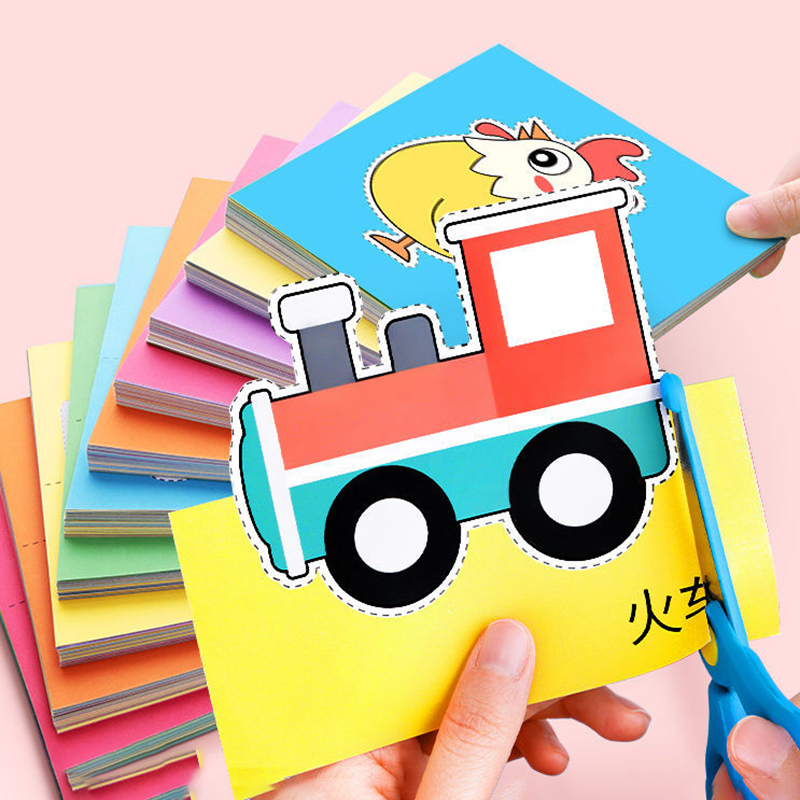 96Pcs Fun Paper Cutting Set, P - Art Craft Book ulasan dan harga