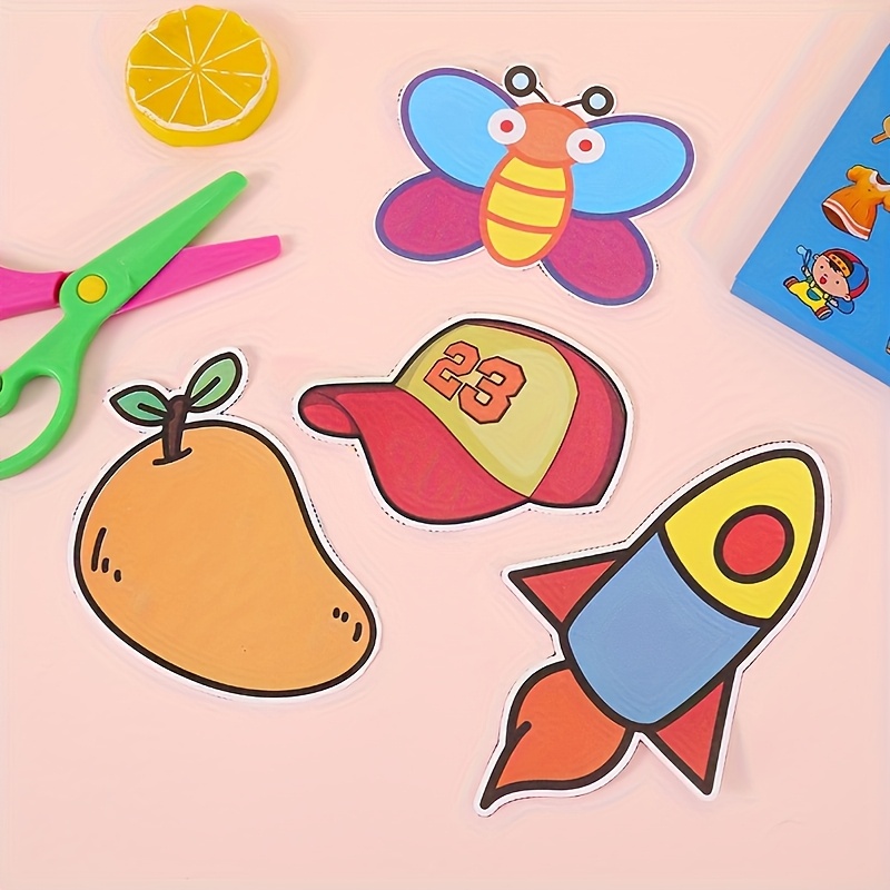 96Pcs Fun Paper Cutting Set, P - Art Craft Book ulasan dan harga