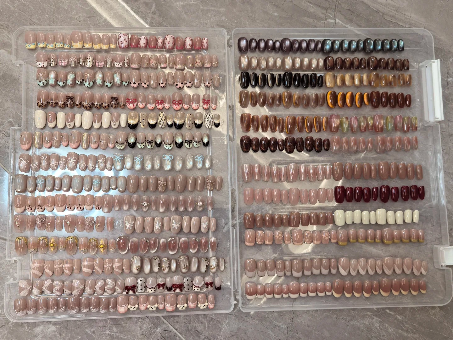1Box Fake Nail Organizer Holde - Art Craft Book ulasan dan harga