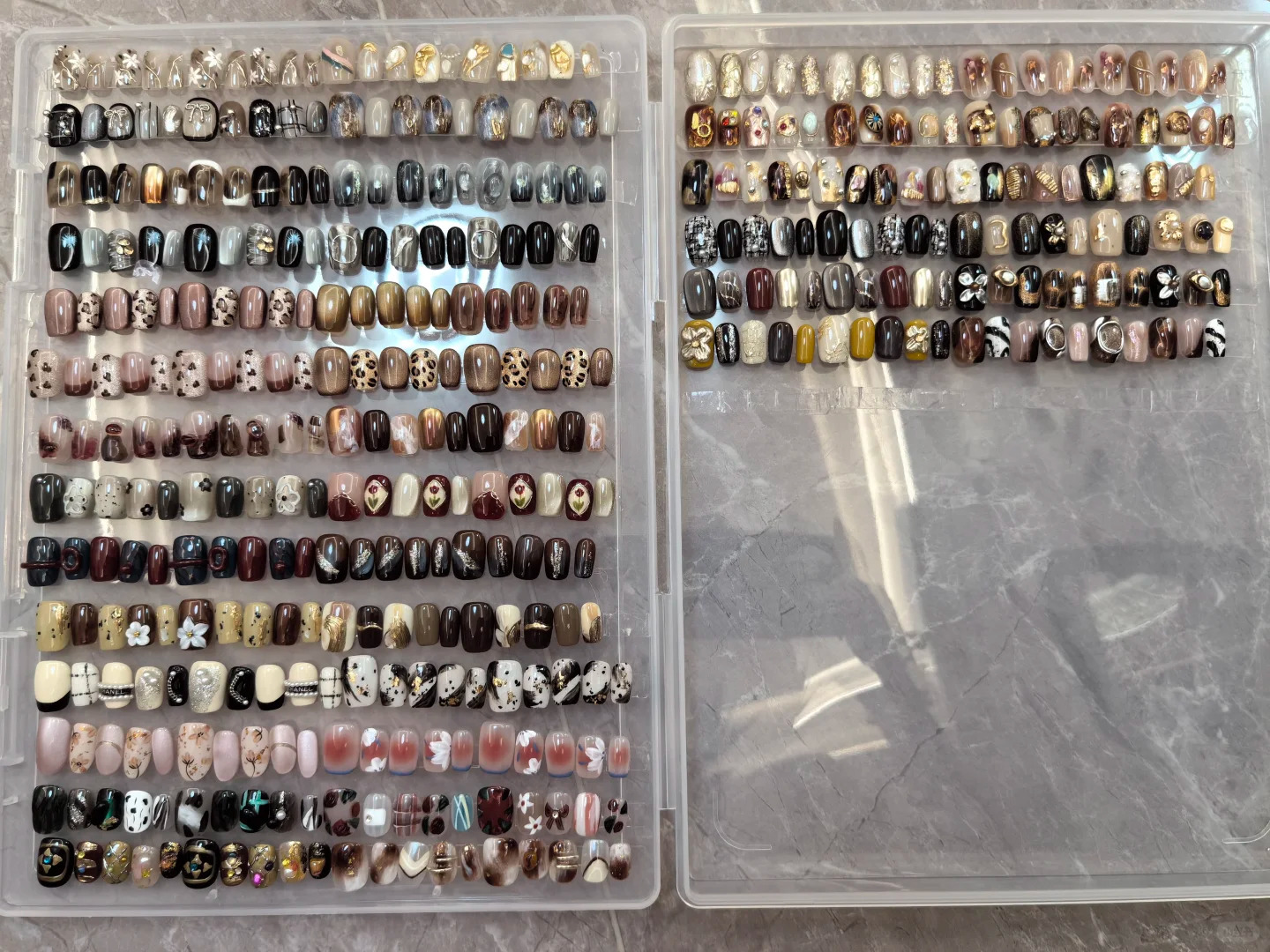 1Box Fake Nail Organizer Holde - Art Craft Book ulasan dan harga