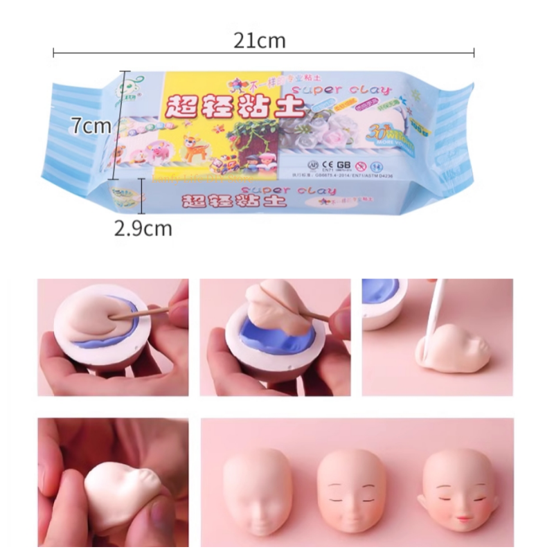 105g Professiona Ultra-light C - Air Dry Clay ulasan dan harga