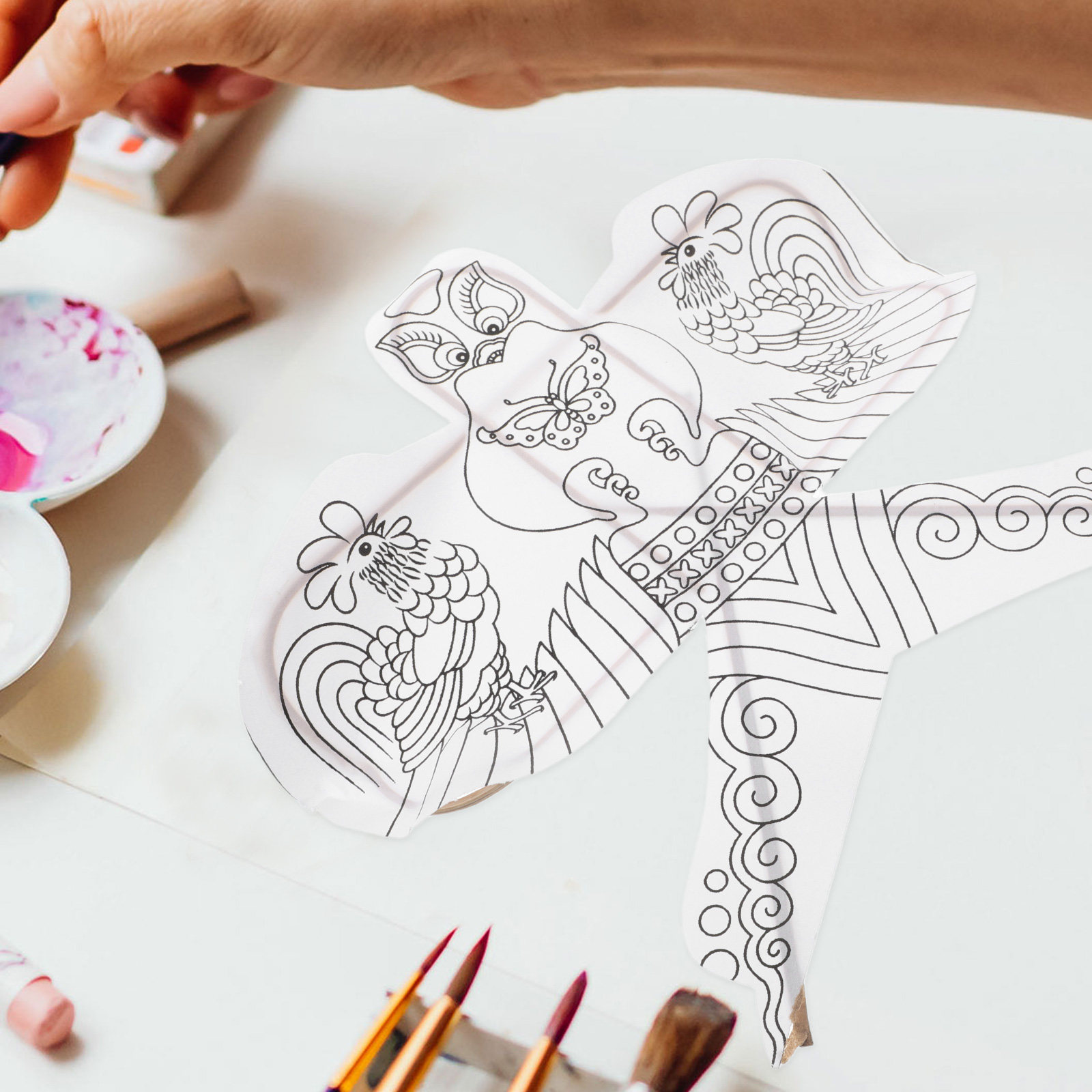 DIY Kite Making Kit for Kids B - Art Craft Kite ulasan dan harga