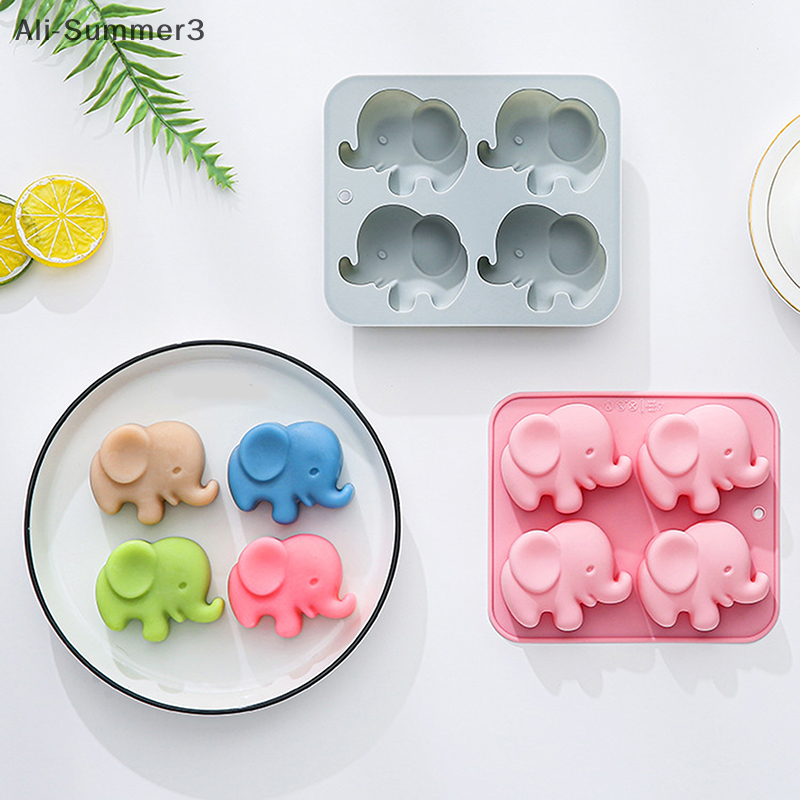 4-hole Baby Elephant Silicone  - Resin Casting Mold ulasan dan harga
