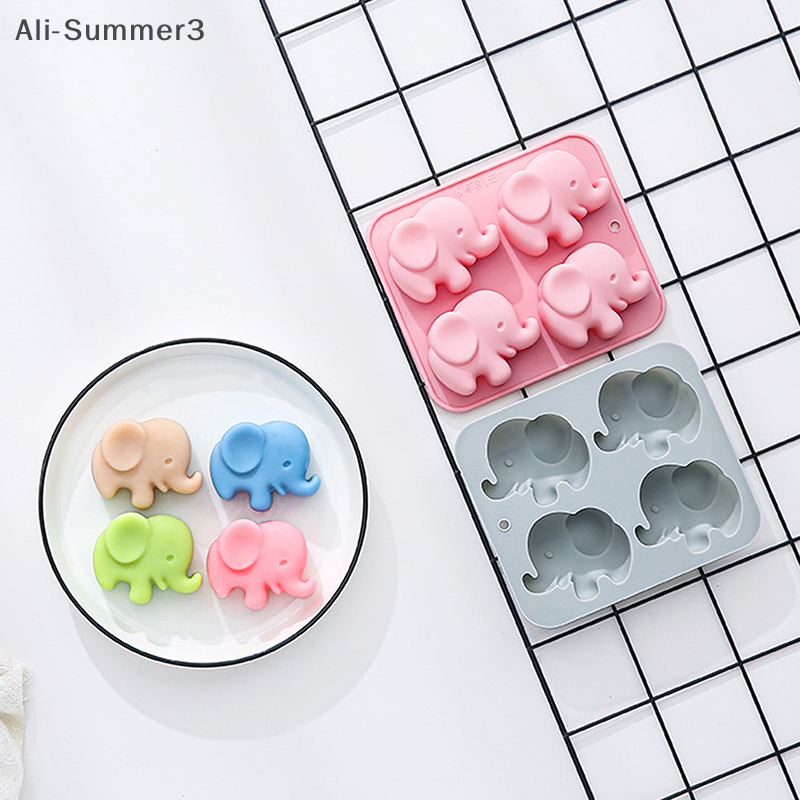 4-hole Baby Elephant Silicone  - Resin Casting Mold ulasan dan harga