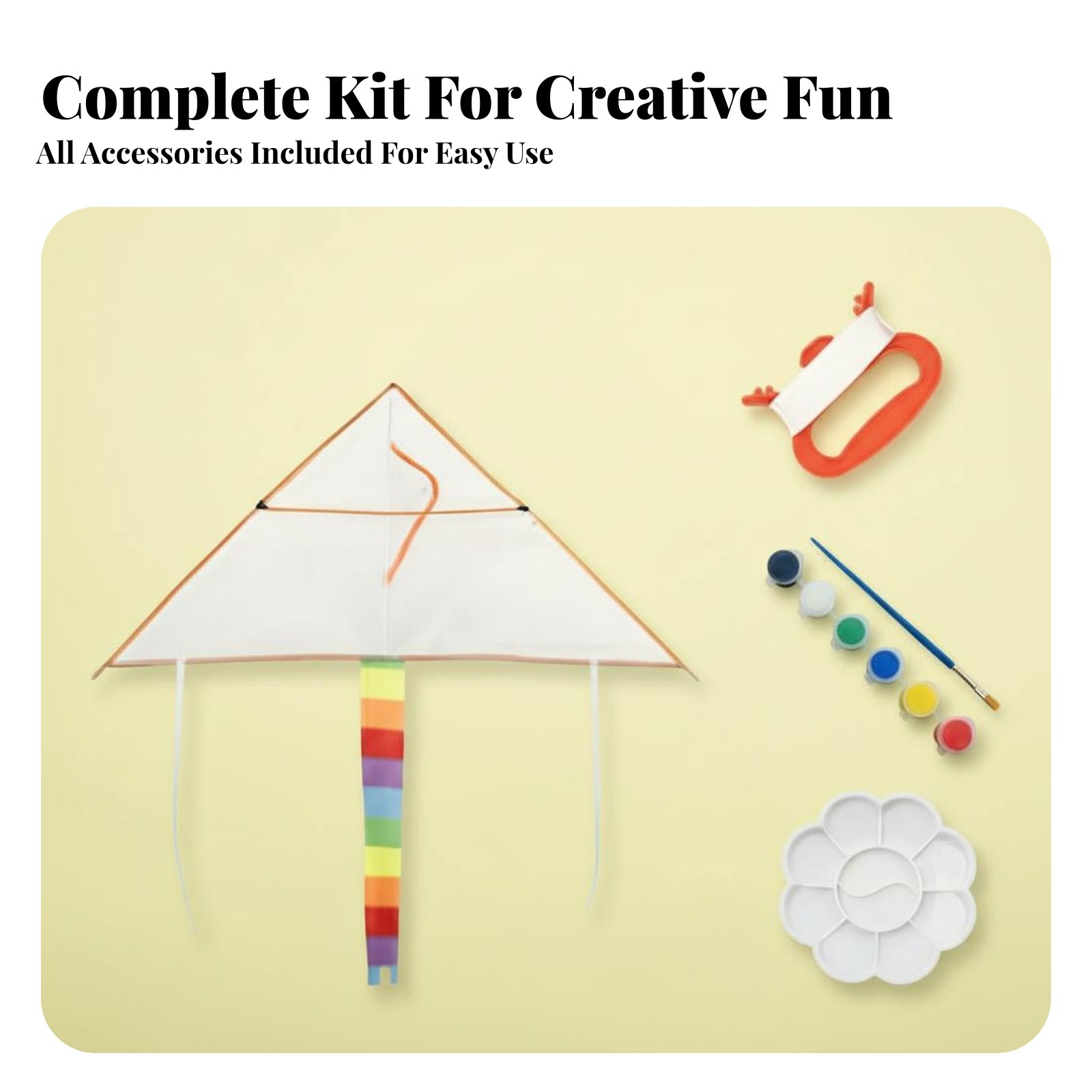 DIY Hand-Painted Blank Kite fo - Art Craft Kite ulasan dan harga