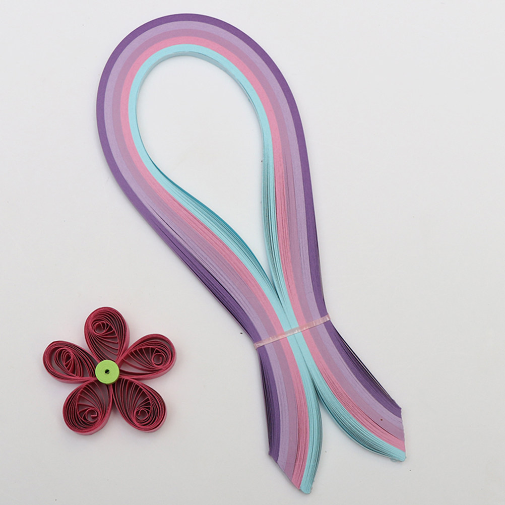 9Pcs DIY Paper Quilling Strips - Quilling Paper Strips ulasan dan harga