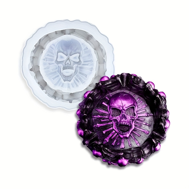 Ashtray mold, skull DIY craft  - Resin Casting Mold ulasan dan harga