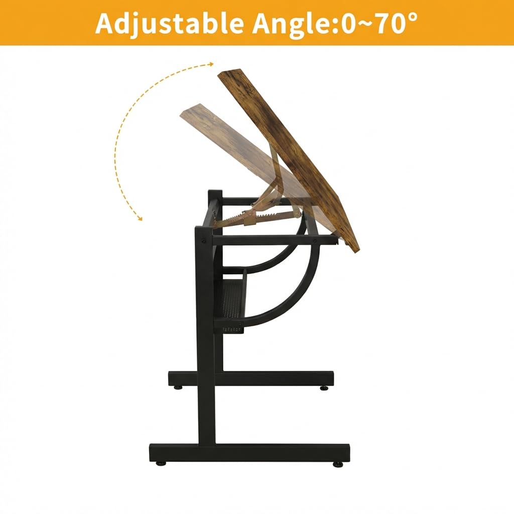 Adjustable Art Desk with Stora - Art & Craft Kortingscode ulasan dan harga