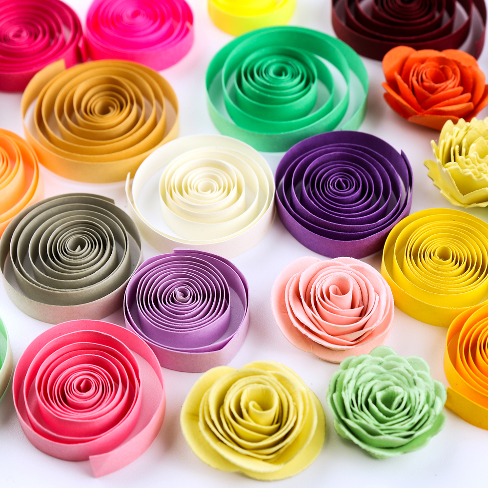 Colorful 100pcs/pack Quilling  - Quilling Paper Strips ulasan dan harga