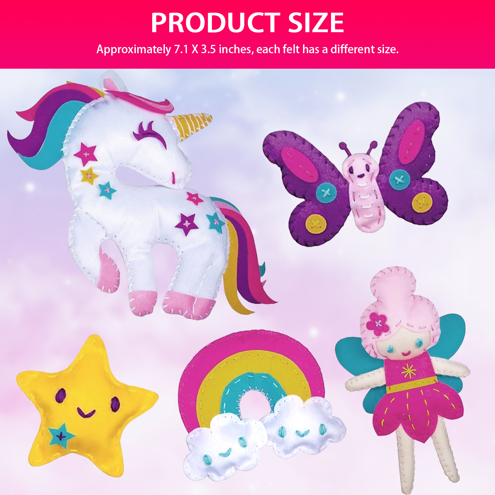 9/8/5Pcs Kids Sewing Kit DIY F - Art Craft For Preschoolers ulasan dan harga