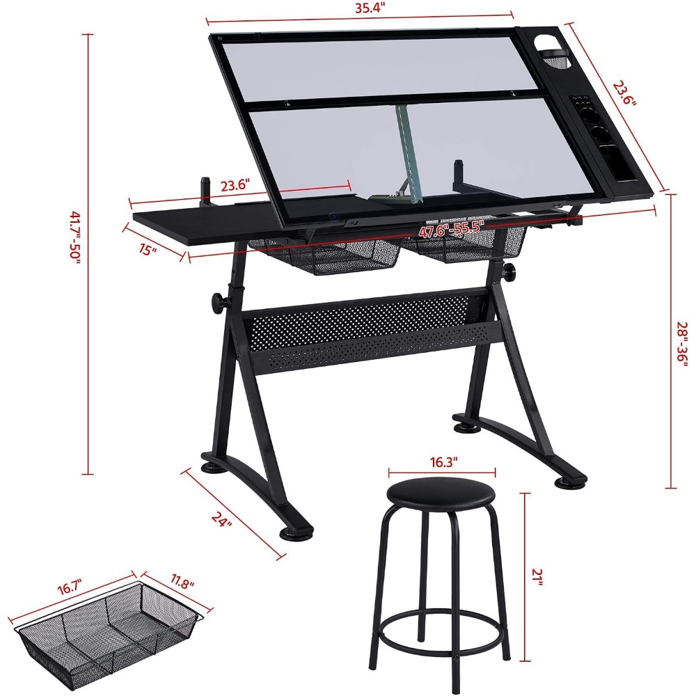 Height Adjustable Drafting Tab - Art & Craft Kortingscode ulasan dan harga