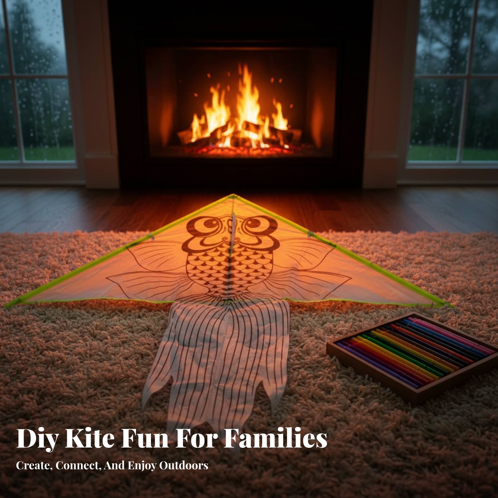 DIY Kite Craft Kit for Kids, B - Art Craft Kite ulasan dan harga