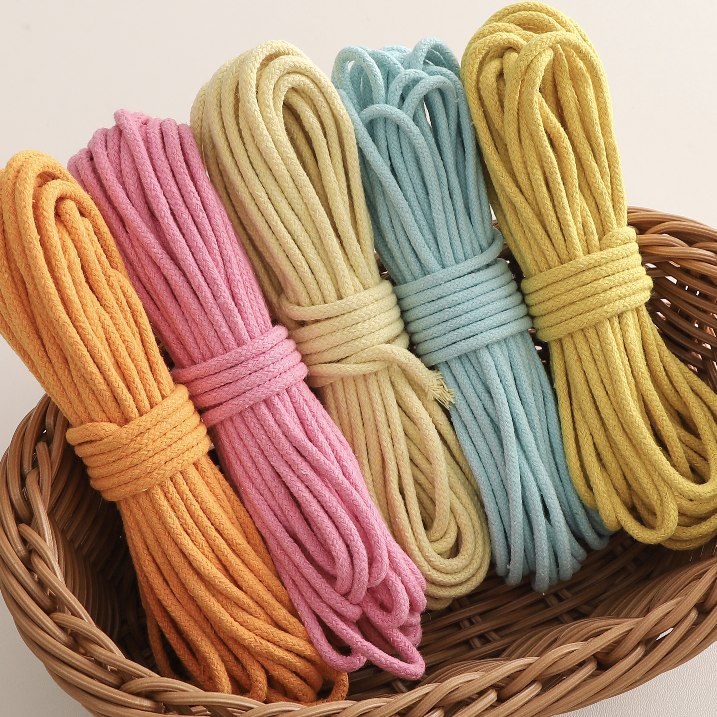 10Meters/Lot 3mm Colorful Brai - Macrame Cord Cotton ulasan dan harga