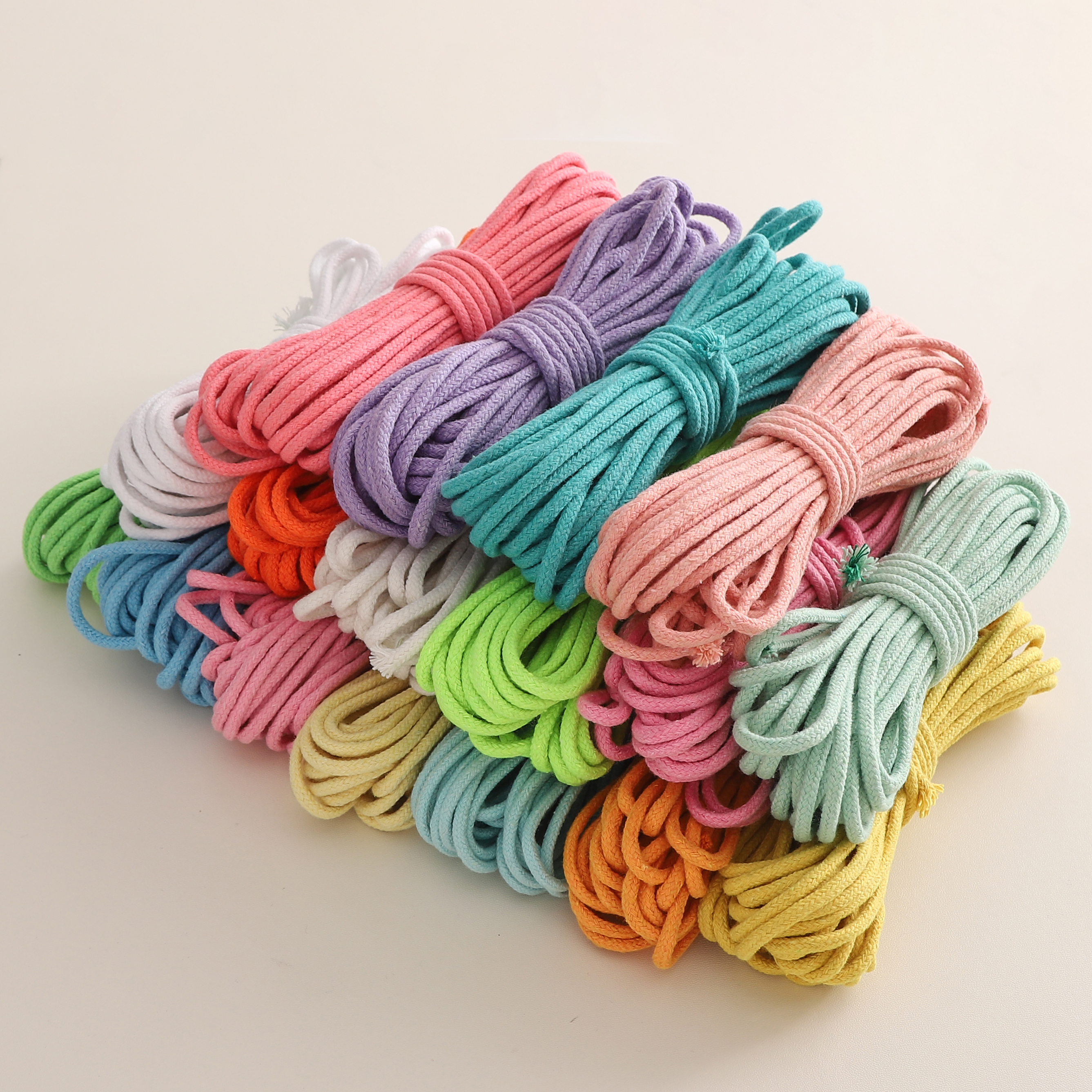 10Meters/Lot 3mm Colorful Brai - Macrame Cord Cotton ulasan dan harga