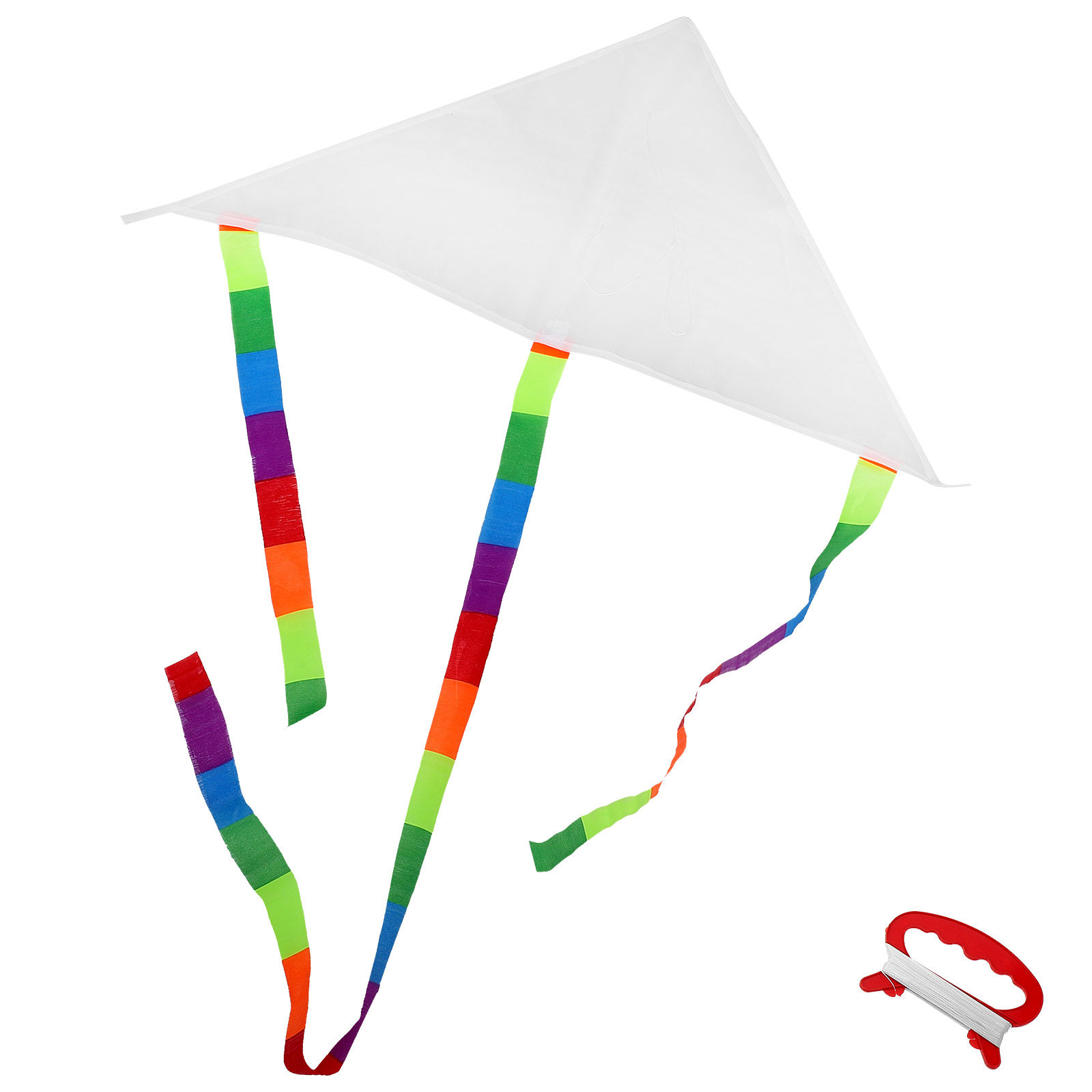 1Set Portable DIY Blank Kite K - Art Craft Kite ulasan dan harga