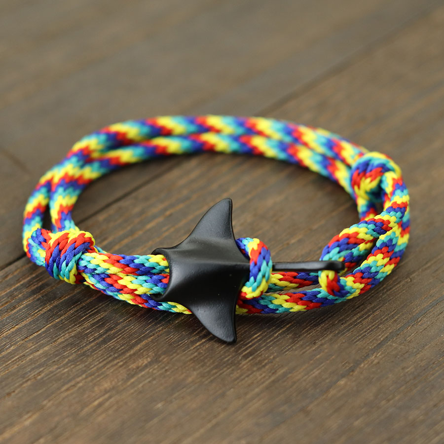 Stylish Manta Bracelet Men Wom - Macrame Cord Cotton ulasan dan harga