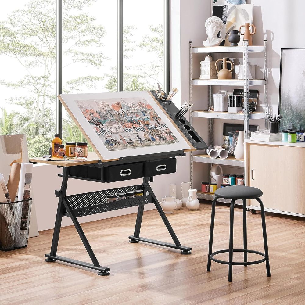 Height Adjustable Drating Tabl - Art & Craft Kortingscode ulasan dan harga