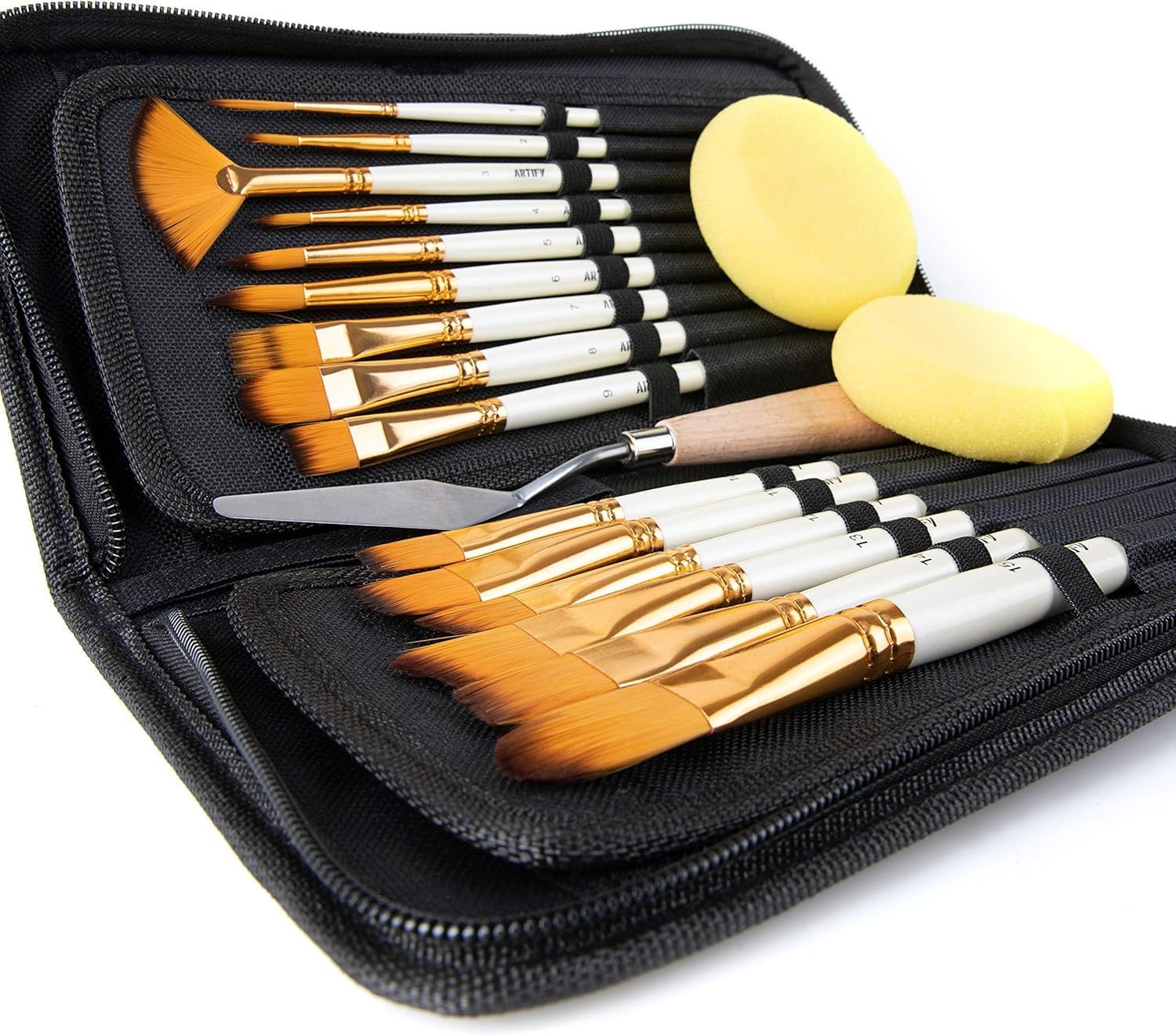 15 Professional Paint Brushes  - Painting Knife Palette ulasan dan harga