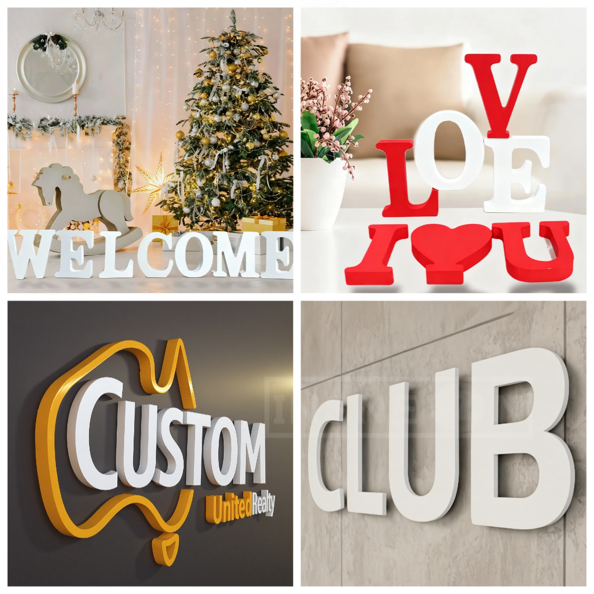 Custom DIY Alphabet PVC Letter - Art Craft Logo ulasan dan harga