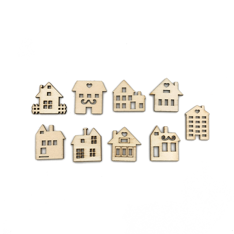 50pcs Unpainted Wood Slices fo - Art Craft For Preschoolers ulasan dan harga